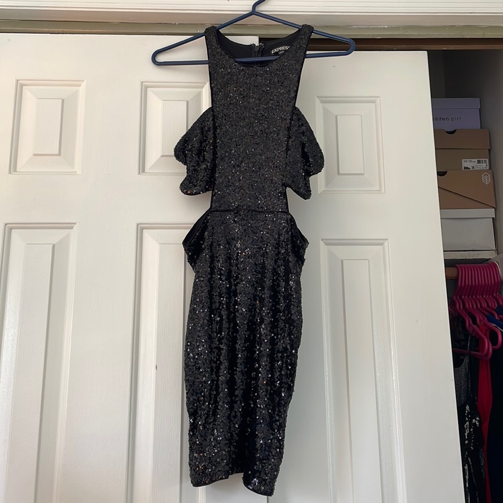COPY - Express bodycon sparkly dress